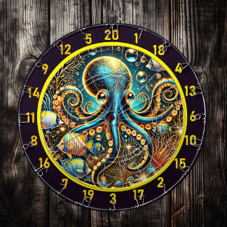 Cible De Fléchettes Twilight Abyss Octopus Darboard