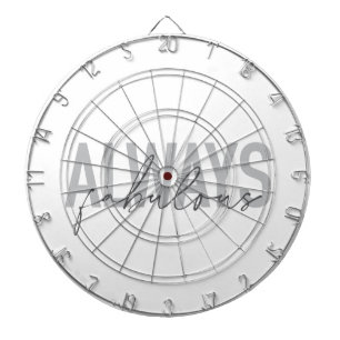 Cible De Fléchettes Typographie moderne, simple, tendance Toujours Fab