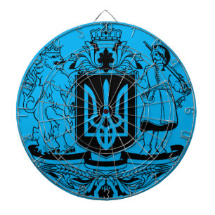 Cible De Fléchettes Ukraine Armoiries de la Grande