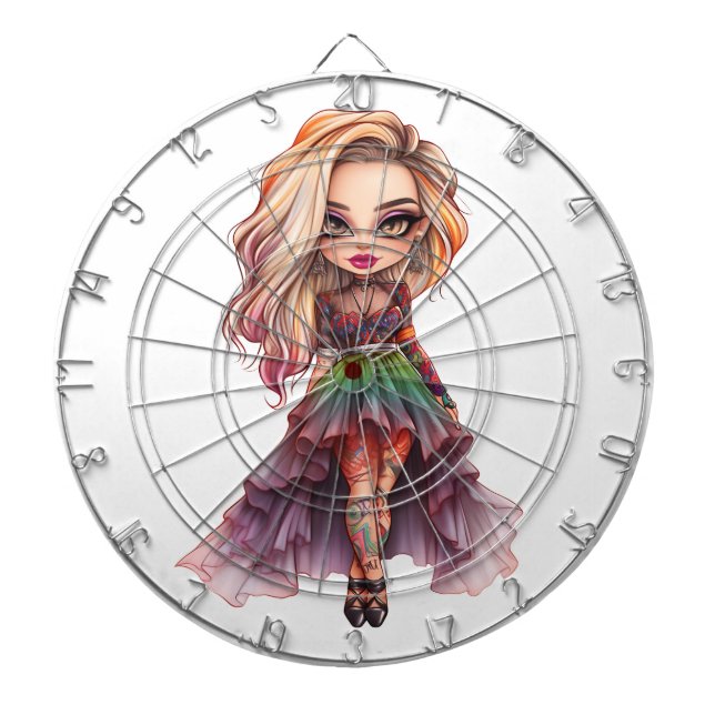 Cible De Fléchettes Une collection de designs Halloween pour jolie fil (Devant)