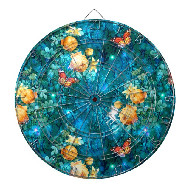 Cible De Fléchettes Une fée dans le jardin Série Design 11 (Devant)