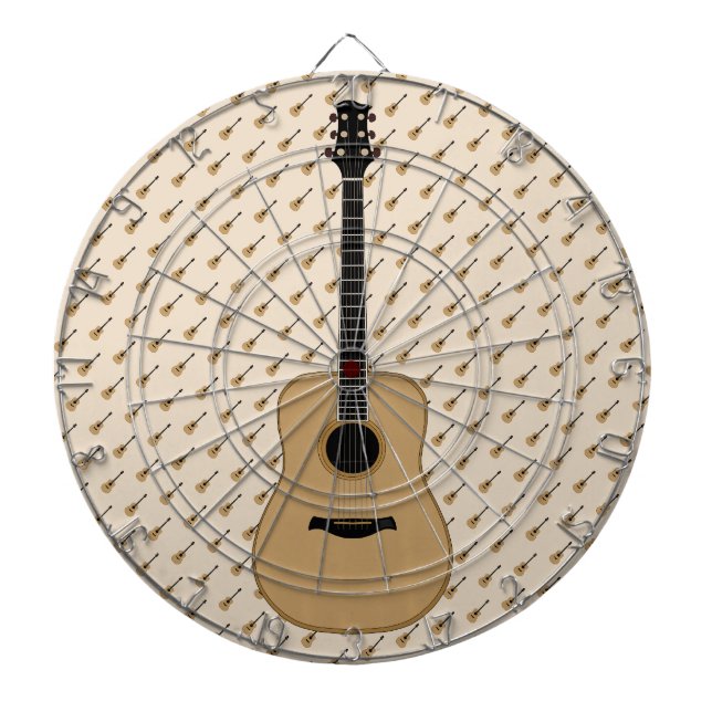 Cible De Fléchettes Une jolie guitare (Devant)
