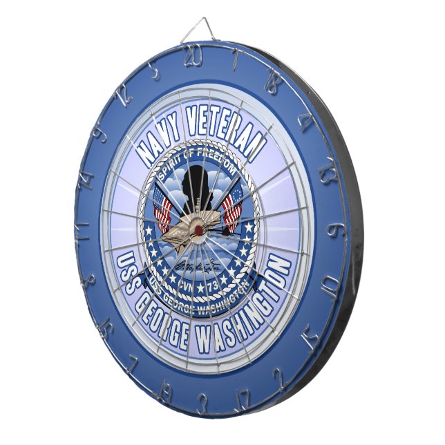 Cible De Fléchettes USS George Washington - CVN 73 (Devant droit)