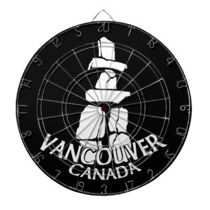 Cible De Fléchettes Vancouver Dartboard Vancouver Souvenir Dartboard