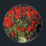 Cible De Fléchettes Vase avec des pavots rouges par Vincent van Gogh<br><div class="desc">Vase with Red Poppies de Vincent van Gogh est un post impressionnisme d'art vintage encore vie fleuri peinture nature. Un beau bouquet de fleurs de pavot rouge fleuri du jardin dans un vase. Cette Saint-Valentin vous dit Je t'aime avec des fleurs qui vont dernier une vie. À propos de l'artiste...</div>