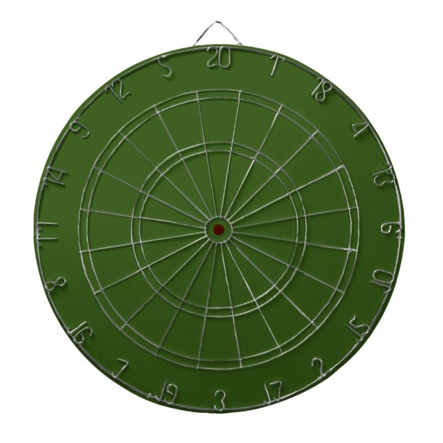 Cible de fléchettes vert chasseur  (Devant)