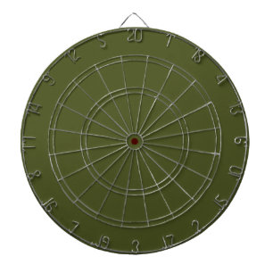 Cible de fléchettes vert de l'armée avec fléchette