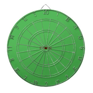 Cible De Fléchettes Vert pâle sur le tableau de bord vert