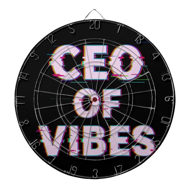 Cible De Fléchettes VIBE CEO PROTOCOL - Reality Glitch (Instant Aura U (Devant)