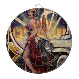 Cible De Fléchettes Ville de moteur de Detroit, Michigan  