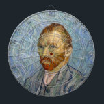 Cible De Fléchettes Vincent Van Gogh - Autoportrait<br><div class="desc">Autoportrait / Portrait de l'artiste / Portrait de l'artiste par Vincent Van Gogh en 1889</div>