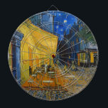 Cible De Fléchettes Vincent van Gogh - Café Terrasse en soirée<br><div class="desc">Café Terrasse sur la Place du Forum à la Nuit - Vincent van Gogh,  1888</div>