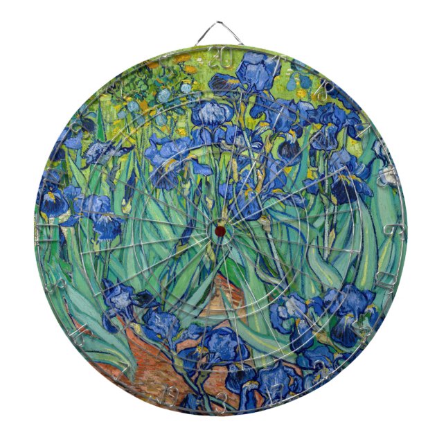 Cible De Fléchettes Vincent Van Gogh - Iris (Devant)