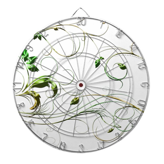 Cible De Fléchettes Vins verts jaunes (Devant)