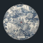 Cible De Fléchettes Vintage chic floral Bleu toile de jouy monogramme<br><div class="desc">Elégant tableau de bord monogramme vintage Blue toile de jouy. Belle toile de jouy sans couture motif Bleu sur arrière - plan blanc.Les gravures de toile sont un régal en ce moment, il s'agit d'une toile de jouy vintage élégante et ornée avec motif damassé exotique, un style amusant qui est...</div>