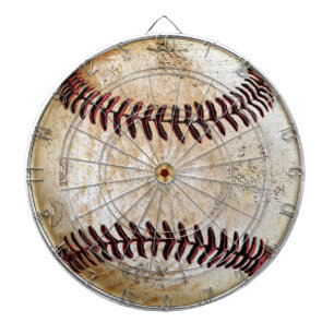 Cible de flechettes vintage de base-ball pour