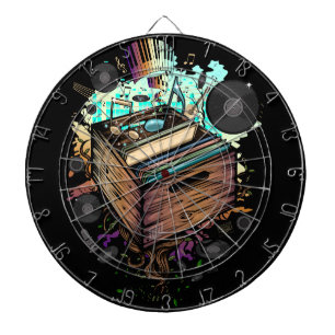 Cible De Fléchettes Vinyl Crate