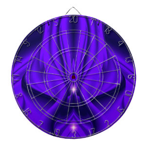 Cible De Fléchettes Violet Fleur arc-en-ciel rêve deux étoiles
