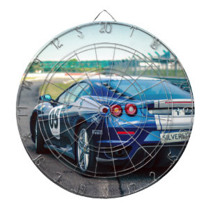 Cible De Fléchettes Voiture Blue Race