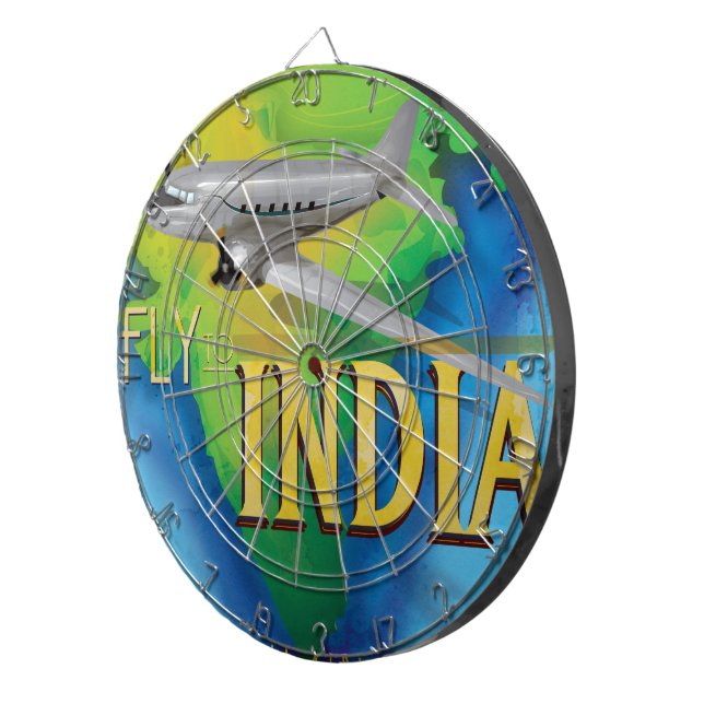 Cible De Fléchettes Voler vers l'Inde (Devant droit)