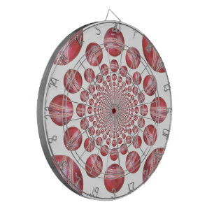 Cible De Fléchettes Vortex Cramoisi : Belle Art de Balle de Cricket Ro