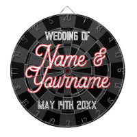Vos noms de mariage et date sur fond gris charbon