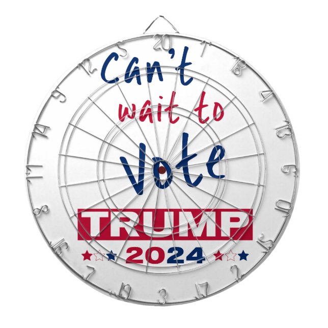 Cible De Fléchettes Vous êtes impatient de voter TRUMP 2024 (Devant)
