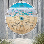 Cible De Fléchettes Wedding Hearts in Sand Forever reception Games<br><div class="desc">Wedding Hearts in Sand Forever reception Games Dart Board</div>