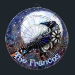 Cible De Fléchettes Whimsical Raven Moon Floral Personnalisé<br><div class="desc">Les aventures sont souvent des symboles d'intelligence, de mystère et de transformation. Dans de nombreuses cultures, ils sont considérés comme des messagers entre les mondes physique et spirituel, représentant la sagesse et la prophétie. Ils peuvent aussi incarner des thèmes de mort et de renaissance, car ils sont associés à la...</div>