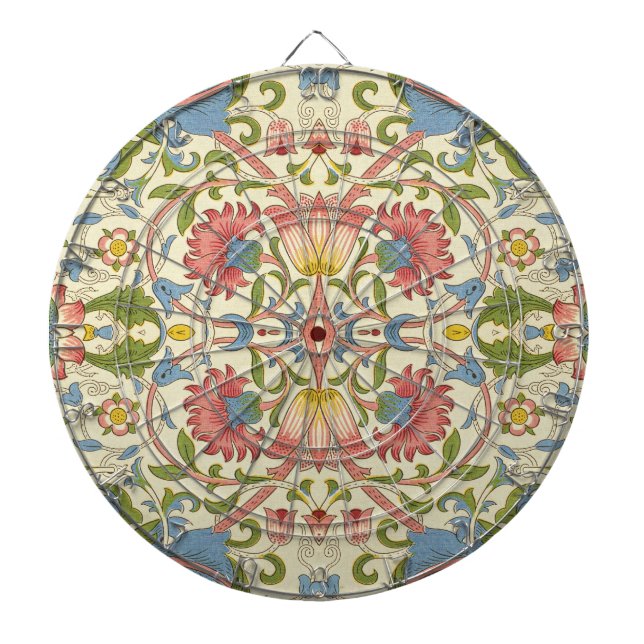 Cible De Fléchettes William Morris Loddon Blossom Motifs Floraux (Devant)