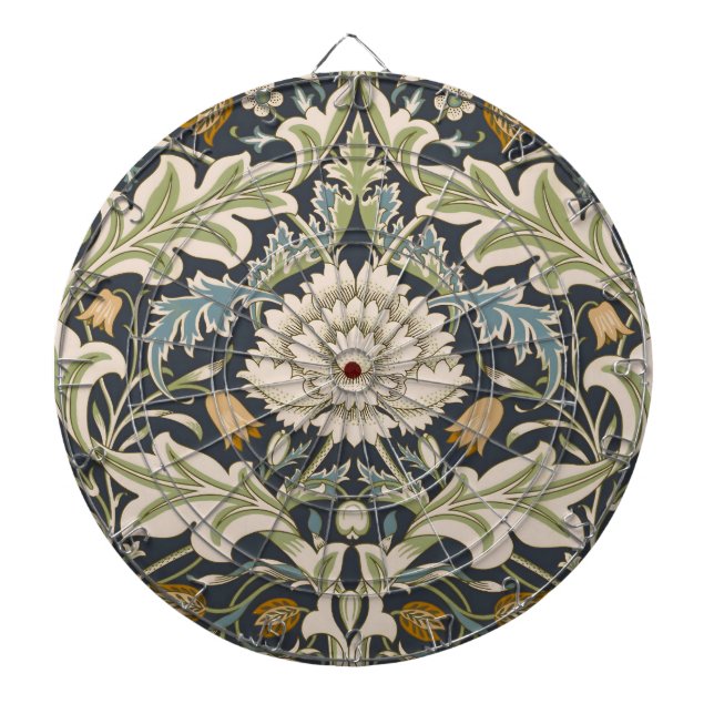 Cible De Fléchettes William Morris Severn Motif floral classique (Devant)
