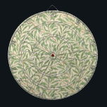 Cible De Fléchettes William Morris Willow Bough Garden Flower Classic<br><div class="desc">Ce dessin botanique de saule (1887) est basé sur le dessin original classique de William Morris (1834-1896) pour sa ligne de papier peint victorien anglais. Un magnifique feuillage riche.</div>