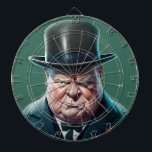 Cible De Fléchettes Winston Churchill Dartboard<br><div class="desc">Voici notre tableau de fléchettes de haute qualité, conçu pour fournir des heures de divertissement pour les joueurs de tous les niveaux de compétence. Notre plateau de fléchettes est fait avec des matériaux de qualité supérieure pour assurer la durabilité et une longue durée de vie, afin que vous puissiez profiter...</div>