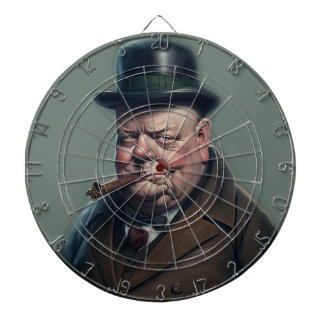 Cible De Fléchettes Winston Churchill Dartboard 2