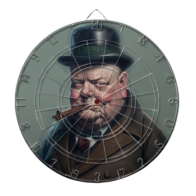 Cible De Fléchettes Winston Churchill Dartboard 2 (Devant)