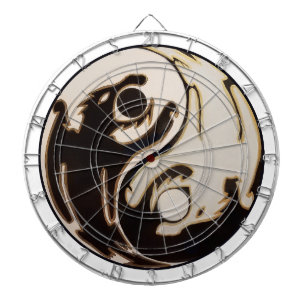 Cible De Fléchettes Yin yang Double Dragon