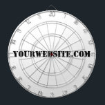 Cible De Fléchettes YourWebSite.com<br><div class="desc">"YourWebSite.com" Remplacez l'adresse .com par votre adresse Web. Ajoutez tout autre slogan ou texte.</div>