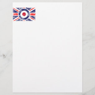 Cible de médaillon Mods Royaume-Uni Union Jack
