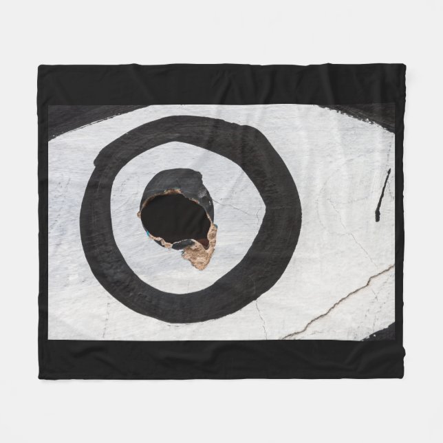 cible déchirure la couverture en toison (Devant (Horizontal))