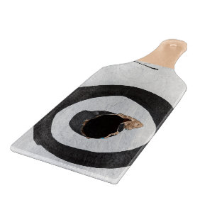 cible déchirures sur la planche à découper