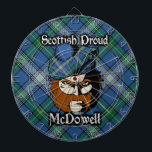 Cible écossaise de tartan de McDowell de clan<br><div class="desc">Célébrez le grand clan écossais MacDowall McDowell avec cette conception impressionnante.</div>