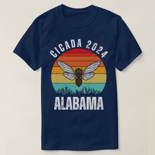 Cicada 2024 Alabama TShirt (Design devant)