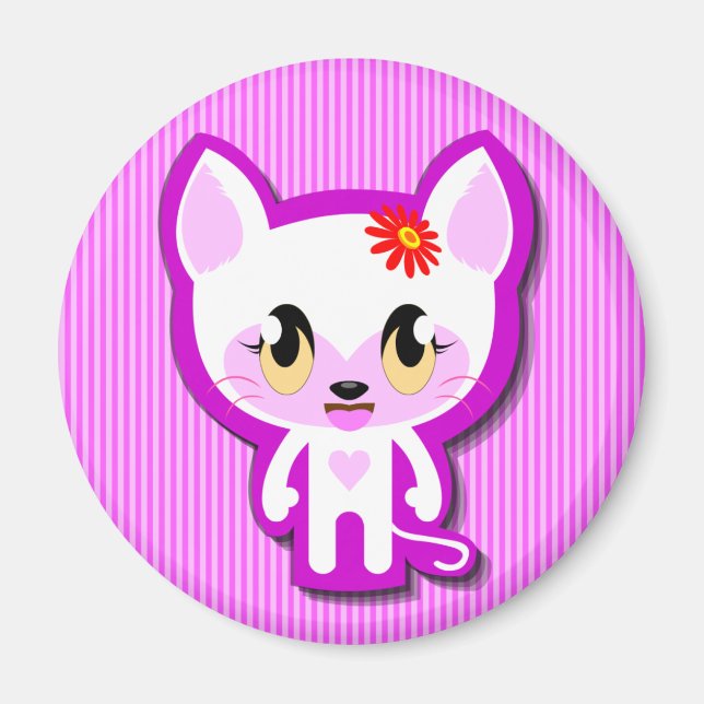 cici meow sur aimant (Devant)