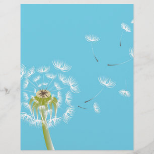 Ciel bleu dandelion nature fleurie