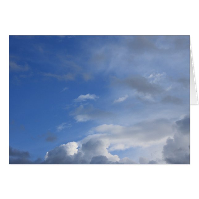 Ciel bleu et nuages (Devant horizontal)