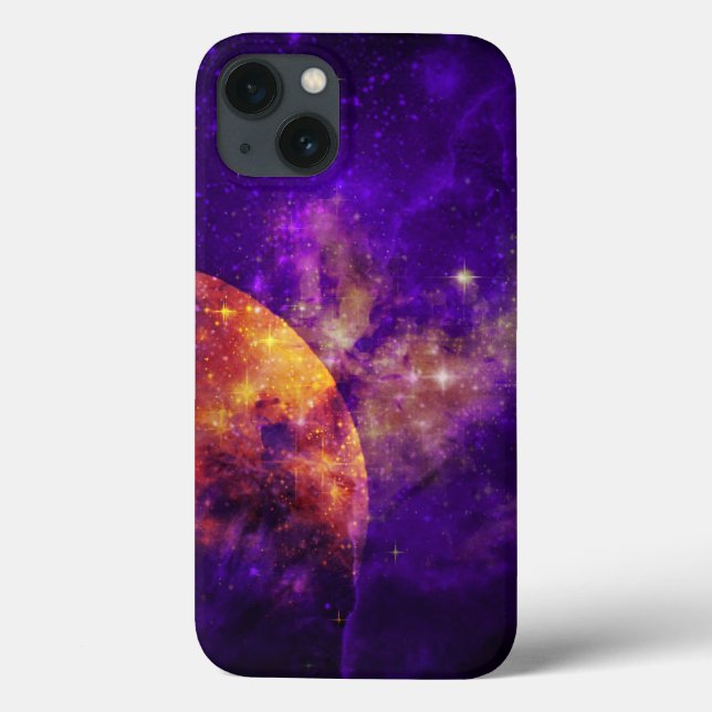 Ciel d'Améthyste, Planète d'Or sur coque ipad de N (Verso)