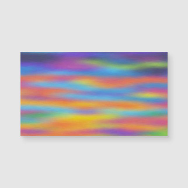 Ciel de coucher de soleil sur le désert Abstrait (Devant)