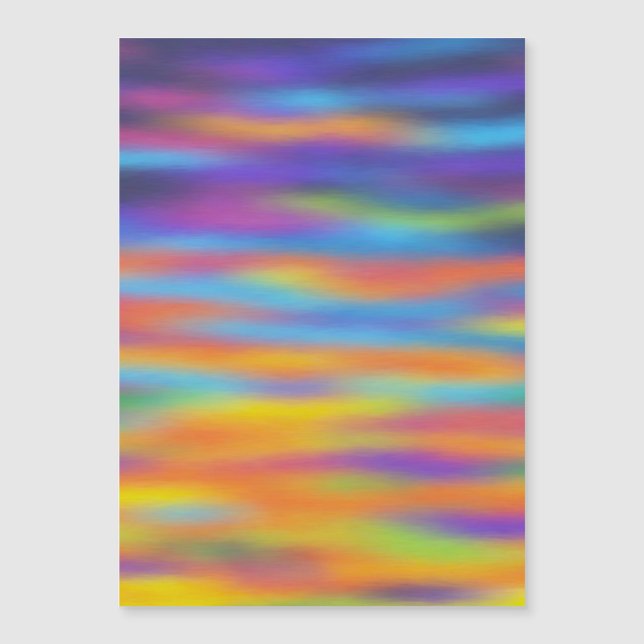 Ciel de coucher de soleil sur le désert Abstrait (Devant)