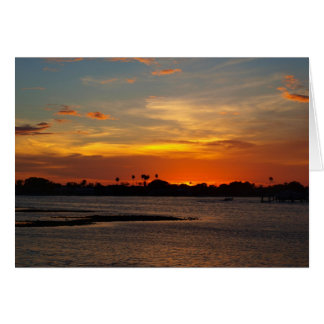 Ciel de cristal bleu et orange