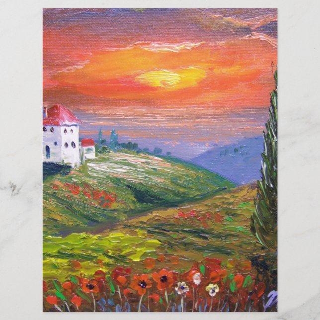 Ciel de feu toscan (Devant)